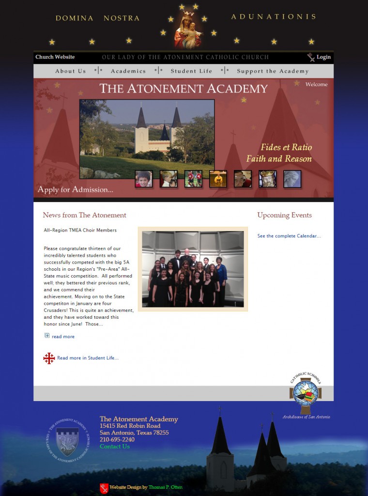 The Atonement Academy School Registration Application